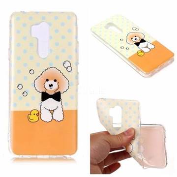 Cute Puppy Matte Soft TPU Back Cover for LG G7 ThinQ
