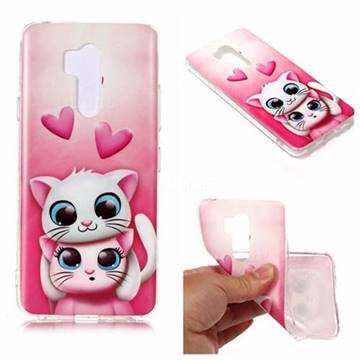 Love Cat Matte Soft TPU Back Cover for LG G7 ThinQ