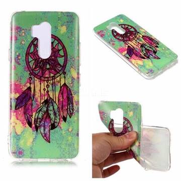 Green Wind Chime Matte Soft TPU Back Cover for LG G7 ThinQ