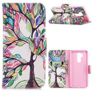 The Tree of Life Leather Wallet Case for LG G7 ThinQ