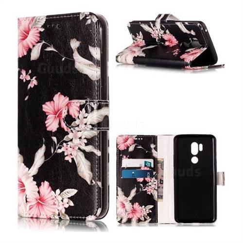Azalea Flower PU Leather Wallet Case for LG G7 ThinQ