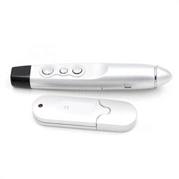 Remote Control Pen PPT Wireless Clicker Flip Page Pen Wireless Presenter 2.4GHz USB Flip Pen with Red Laser