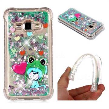 Heart Frog Lion Dynamic Liquid Glitter Sand Quicksand Star TPU Case for Samsung Galaxy J1 2016 J120