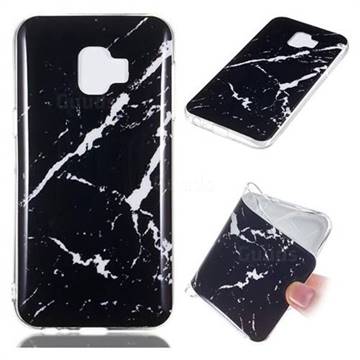 Black Rough white Soft TPU Marble Pattern Phone Case for Samsung Galaxy J2 Core