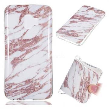 Rose Gold Grain Soft TPU Marble Pattern Phone Case for Samsung Galaxy J2 Core