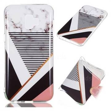 Pinstripe Soft TPU Marble Pattern Phone Case for Samsung Galaxy J2 Core
