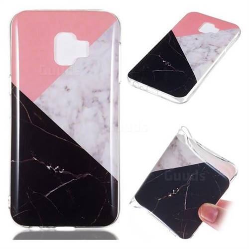 Tricolor Soft TPU Marble Pattern Case for Samsung Galaxy J2 Core