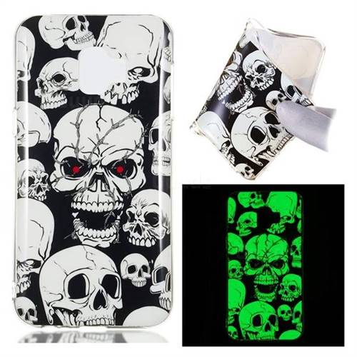 Red-eye Ghost Skull Noctilucent Soft TPU Back Cover for Samsung Galaxy J2 Core
