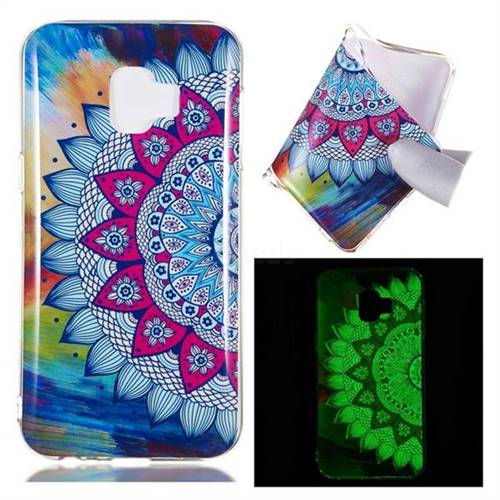 Colorful Sun Flower Noctilucent Soft TPU Back Cover for Samsung Galaxy J2 Core