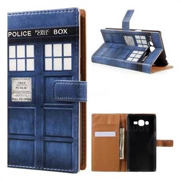 Police Box Leather Wallet Case for Samsung Galaxy J2 Prime G532