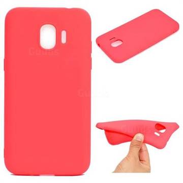 Candy Soft TPU Back Cover for Samsung Galaxy J2 Pro (2018) Red TPU
