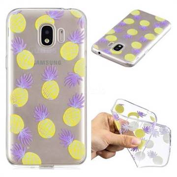 Carton Pineapple Super Clear Soft TPU Back Cover for Samsung Galaxy J2 Pro (2018)