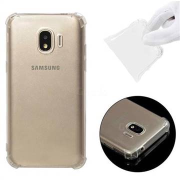 Anti-fall Clear Soft Back Cover for Samsung Galaxy J2 Pro (2018) - Transparent