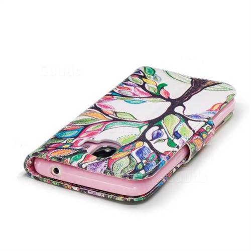 The Tree of Life Leather Wallet Case for Samsung Galaxy J2 Pro (2018