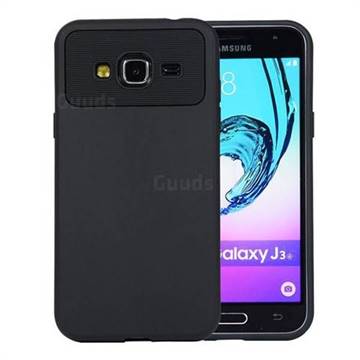 Carapace Soft Back Phone Cover for Samsung Galaxy J3 2016 J320 - Black