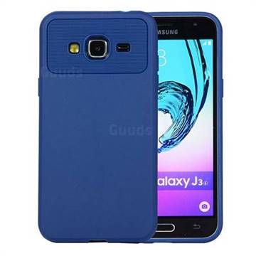 Carapace Soft Back Phone Cover for Samsung Galaxy J3 2016 J320 - Blue