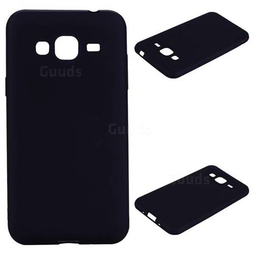 Candy Soft Silicone Protective Phone Case for Samsung Galaxy J3 2016 J320 - Black
