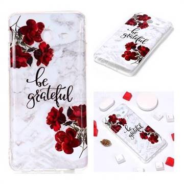 Rose Soft TPU Marble Pattern Phone Case for Samsung Galaxy J3 2017 Emerge US Edition