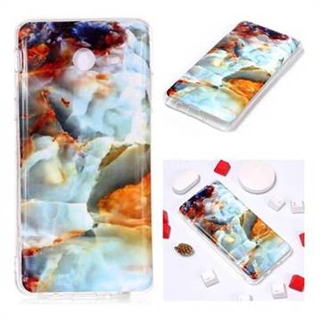 Fire Cloud Soft TPU Marble Pattern Phone Case for Samsung Galaxy J3 2017 Emerge US Edition