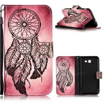 Wind Chimes Leather Wallet Phone Case for Samsung Galaxy J3 2017 Emerge