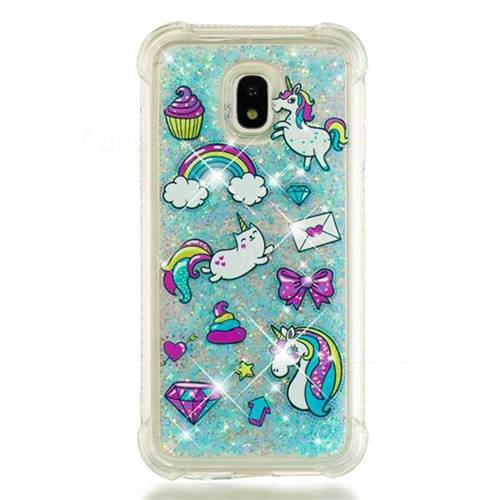 Fashion Unicorn Dynamic Liquid Glitter Sand Quicksand Star Tpu Case For Samsung Galaxy J3 17 J330 Eurasian Tpu Case Guuds