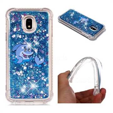Happy Dolphin Dynamic Liquid Glitter Sand Quicksand Star TPU Case for Samsung Galaxy J3 2017 J330 Eurasian