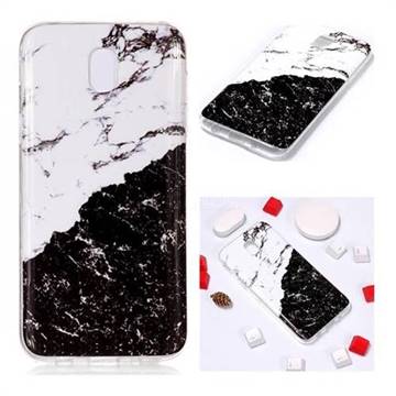 Black and White Soft TPU Marble Pattern Phone Case for Samsung Galaxy J3 2017 J330 Eurasian
