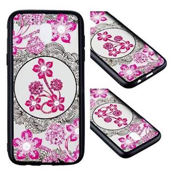 Daffodil Lace Diamond Flower Soft TPU Back Cover for Samsung Galaxy J3 2017 J330 Eurasian