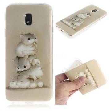 Three Squirrels IMD Soft TPU Cell Phone Back Cover for Samsung Galaxy J3 2017 J330 Eurasian