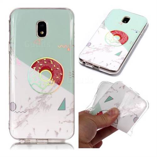 Donuts Marble Pattern Bright Color Laser Soft TPU Case for Samsung Galaxy J3 2017 J330 Eurasian