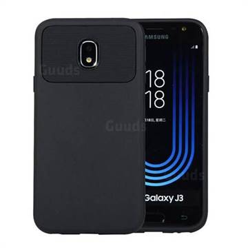 Carapace Soft Back Phone Cover for Samsung Galaxy J3 2017 J330 Eurasian - Black