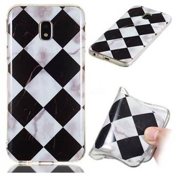 Black and White Matching Soft TPU Marble Pattern Phone Case for Samsung Galaxy J3 2017 J330 Eurasian