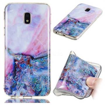 Purple Amber Soft TPU Marble Pattern Phone Case for Samsung Galaxy J3 2017 J330 Eurasian