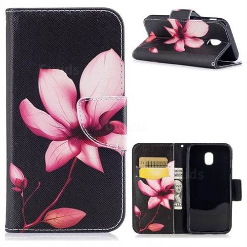 Lotus Flower Leather Wallet Case for Samsung Galaxy J3 2017 J330