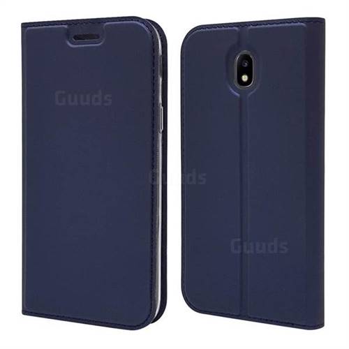 Ultra Slim Card Magnetic Automatic Suction Leather Wallet Case for Samsung Galaxy J3 2017 J330 Eurasian - Royal Blue