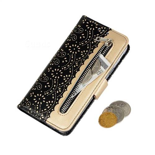 Luxury Lace Zipper Stitching Leather Phone Wallet Case for Samsung ...