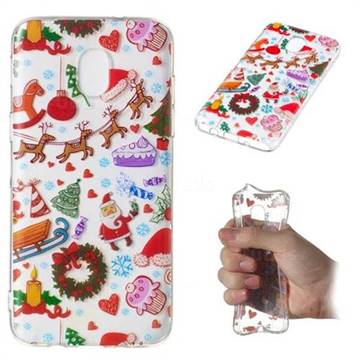 Christmas Playground Super Clear Soft TPU Back Cover for Samsung Galaxy J3 (2018)