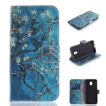Apricot Tree PU Leather Wallet Case for Samsung Galaxy J3 (2018)