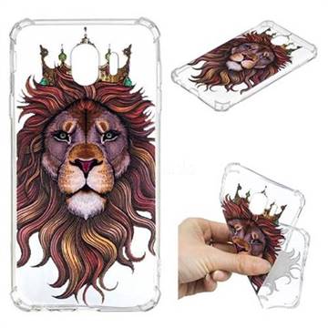Lion King Anti-fall Clear Varnish Soft TPU Back Cover for Samsung Galaxy J4 (2018) SM-J400F