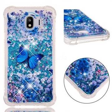 Flower Butterfly Dynamic Liquid Glitter Sand Quicksand Star TPU Case for Samsung Galaxy J4 (2018) SM-J400F