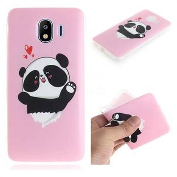 Heart Cat IMD Soft TPU Cell Phone Back Cover for Samsung Galaxy J4 (2018) SM-J400F