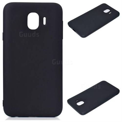Candy Soft Silicone Protective Phone Case for Samsung Galaxy J4 (2018) SM-J400F - Black