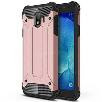 King Kong Armor Premium Shockproof Dual Layer Rugged Hard Cover for Samsung Galaxy J4 (2018) SM-J400F - Rose Gold