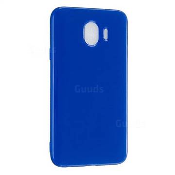 2mm Candy Soft Silicone Phone Case Cover for Samsung Galaxy J4 (2018) SM-J400F - Navy Blue
