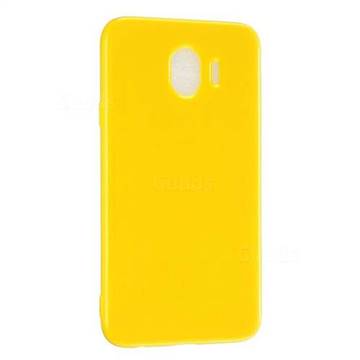 2mm Candy Soft Silicone Phone Case Cover for Samsung Galaxy J4 (2018) SM-J400F - Yellow