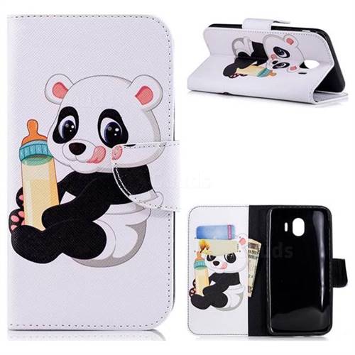 Baby Panda Leather Wallet Case for Samsung Galaxy J4 (2018) SM-J400F