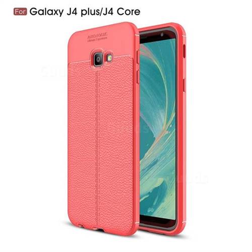 Samsung J4 Plus J4 Core Covers Luxury Auto Focus Litchi Texture