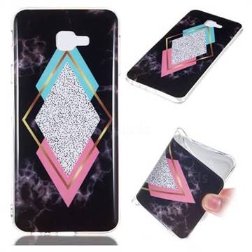 Black Diamond Soft TPU Marble Pattern Phone Case for Samsung Galaxy J4 Core