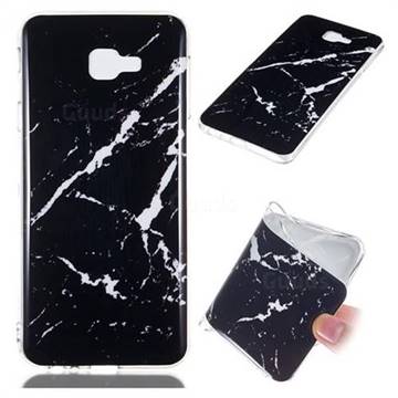 Black Rough white Soft TPU Marble Pattern Phone Case for Samsung Galaxy J4 Core