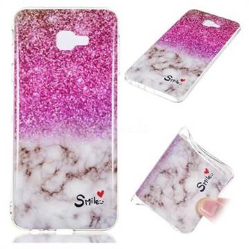 Love Smoke Purple Soft TPU Marble Pattern Phone Case for Samsung Galaxy J4 Core